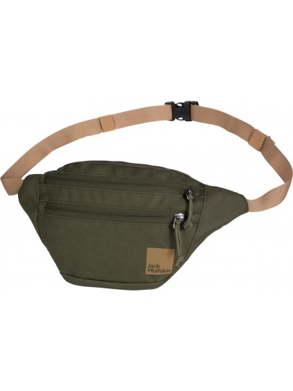 KHAKI PRIESTRANNÁ ĽADVINKA JACK WOLFSKIN KONYA HIPBAG