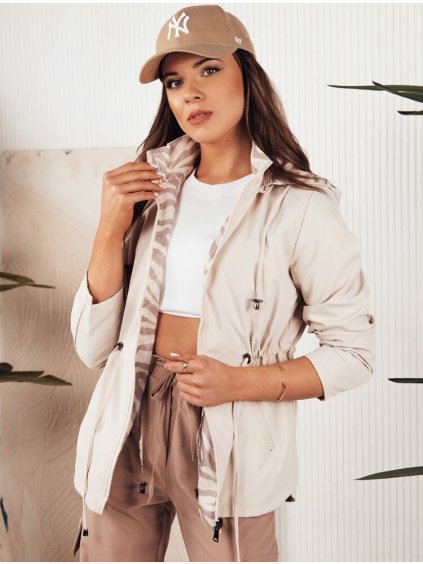 Béžová obojstranná parka CORMIS