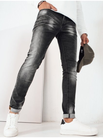 Čierne džínsové nohavice