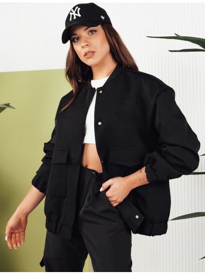 Čierna prechodná bunda QUESI