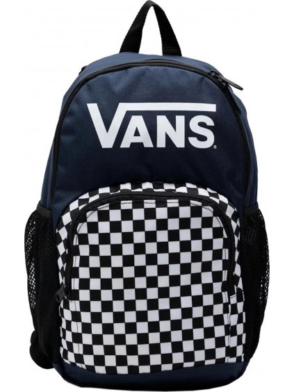 TMAVOMODRÝ BATOH S KOCKOVANÝM VRECKOM VANS ALUMNI BACKPACK