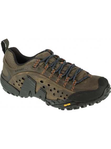 KHAKI PÁNSKE OUTDOOROVÉ TOPÁNKY MERRELL INTERCEPT