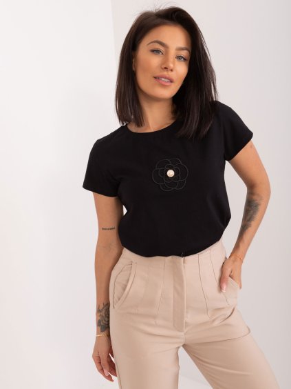 Čierne tričko s potlačou