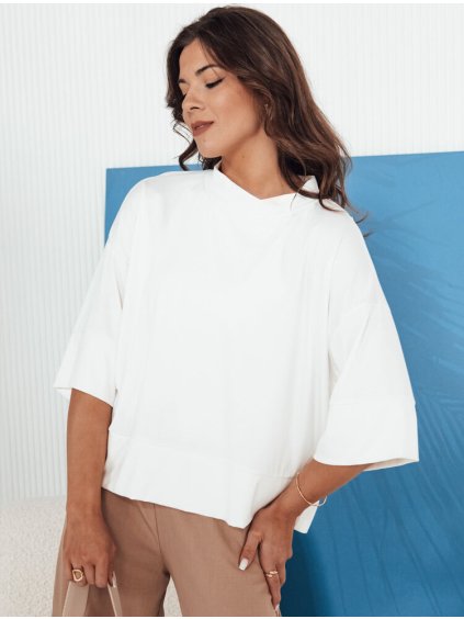 Smotanové oversize tričko CHARMA