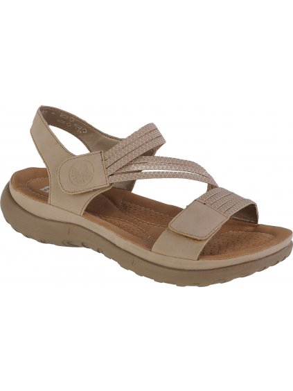 BÉŽOVÉ DÁMSKE SANDÁLE RIEKER SANDALS 64870-62