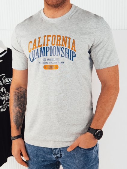 Svetlosivé tričko s potlačou