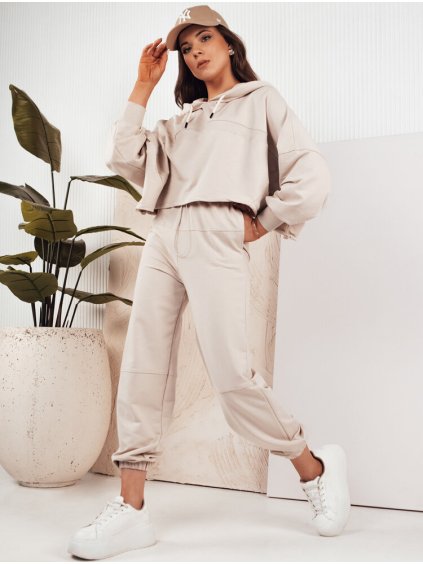 Svetlobéžová tepláková súprava BISTAN