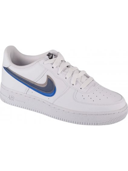 Biele detské voľnočasové tenisky Nike Air Force 1 Impact Nn Gs