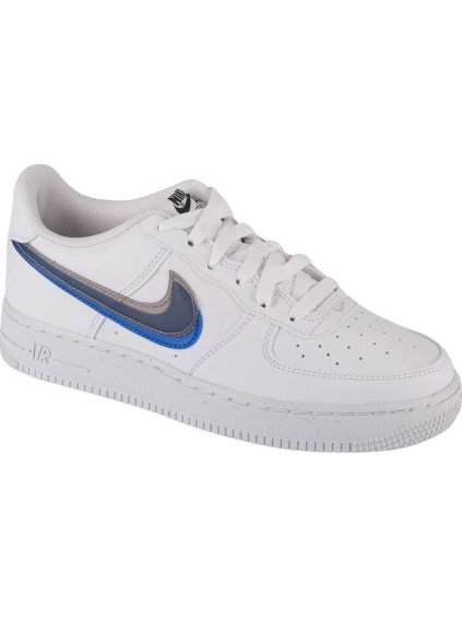 BIELE DETSKÉ VOĽNOČASOVÉ TENISKY NIKE AIR FORCE 1 IMPACT NN GS