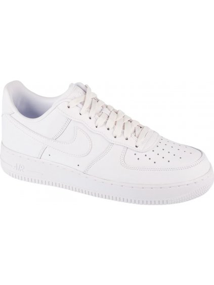 BIELE VOĽNOČASOVÉ TENISKY NIKE AIR FORCE 1 07 FRESH