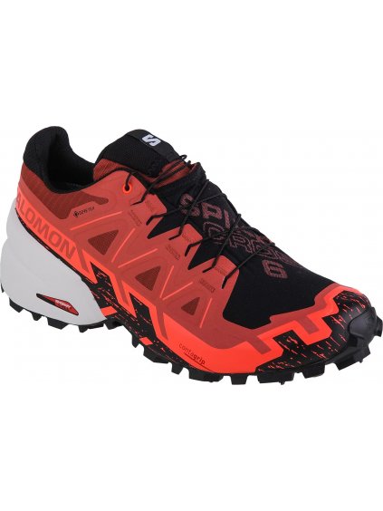 KORALOVÉ BEŽECKÉ TENISKY SALOMON SPIKECROSS 6 GTX