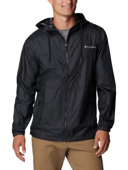 ČIERNA VETROVKA COLUMBIA TRAIL TRAVELER WINDBREAKER JACKET