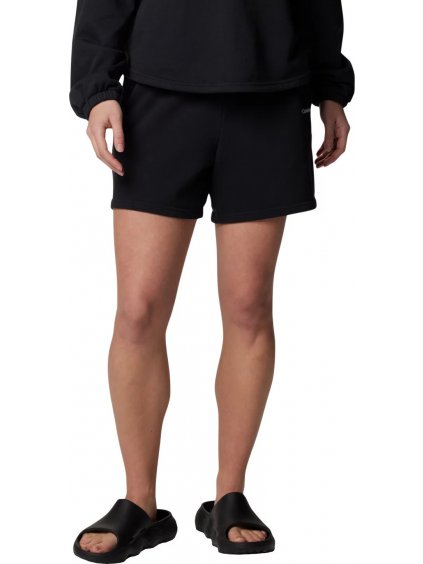 Čierne šortky Columbia Trek French Terry Wmns Shorts