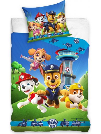 DETSKÉ FAREBNÉ OBLIEČKY PAW PATROL