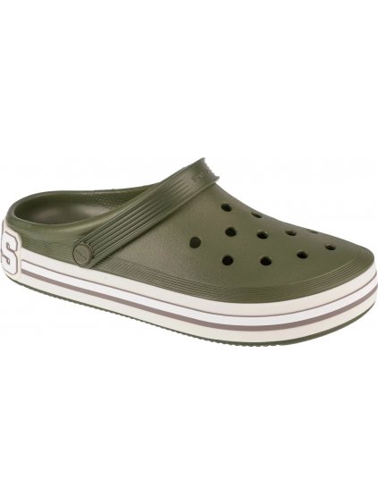 KHAKI PÁNSKE KLASICKÉ NAZUVÁKY CROCS OFF COURT LOGO CLOG