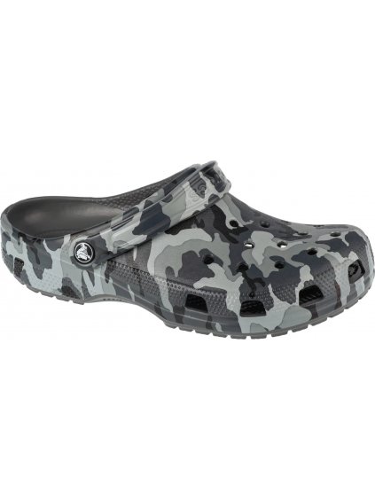 SIVÉ MASKÁČOVÉ PÁNSKE NAZUVÁKY CROCS CLASSIC PRINTED CAMO CLOG