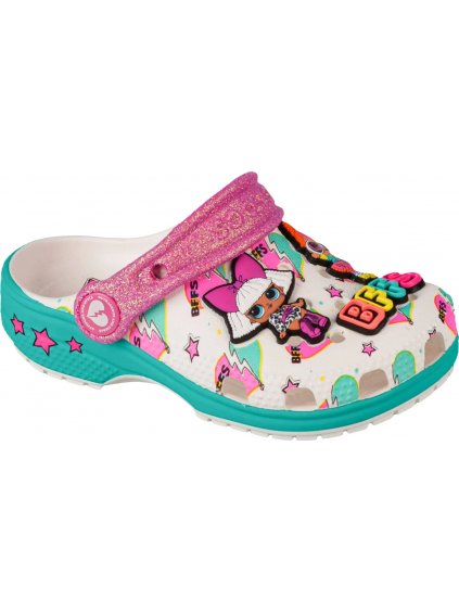 VIACFAREBNÉ ZDOBENÉ DIEVČENSKÉ NAZUVÁKY CROCS LOL SURPRISE BFF KIDS CLASSIC CLOG