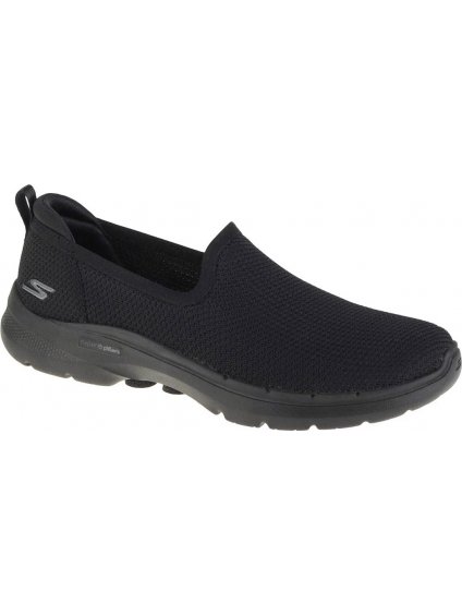 ČIERNE DÁMSKE TENISKY SKECHERS GO WALK 6 - CLEAR VIRTUE