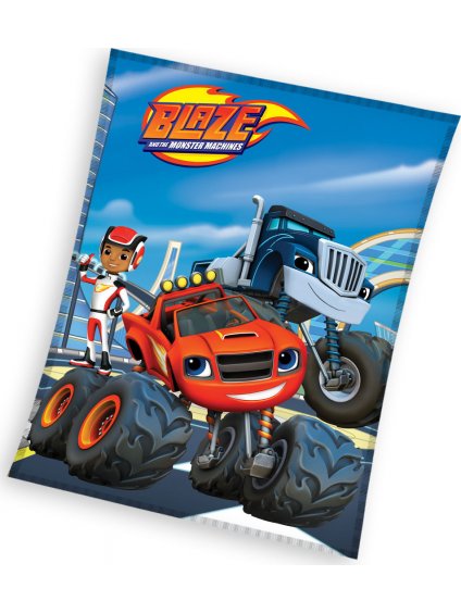Farebná fleecová deka Blaze and the Monster Machines