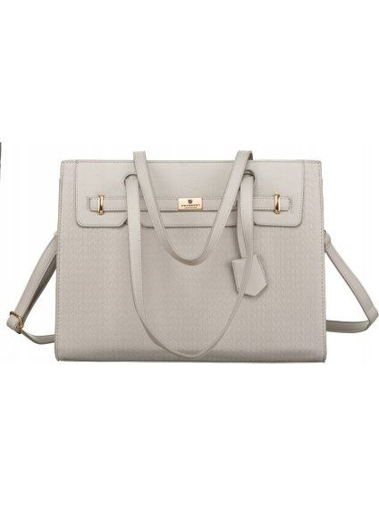 Peterson Sivá štýlová shopper kabelka