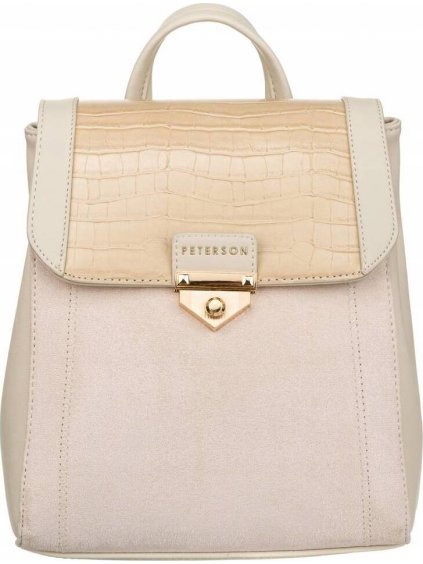 Peterson Svetlobéžový štýlový batoh