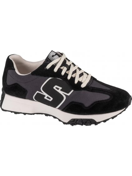 Čierne pánske štýlové tenisky Skechers Upper Cut Neo Jogger - Lantis