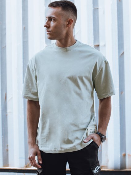 Olivovo zelené oversize tričko