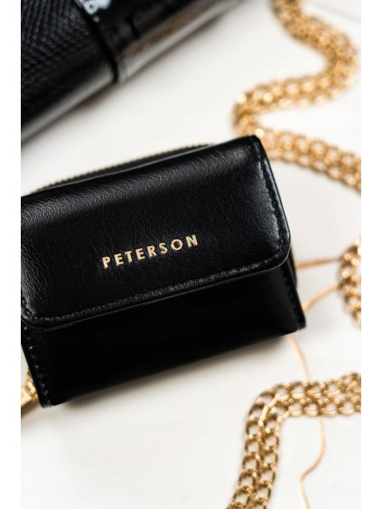Peterson Čierna malá peňaženka Y811