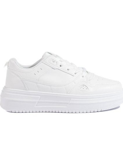 Biele dámske športové sneakersy