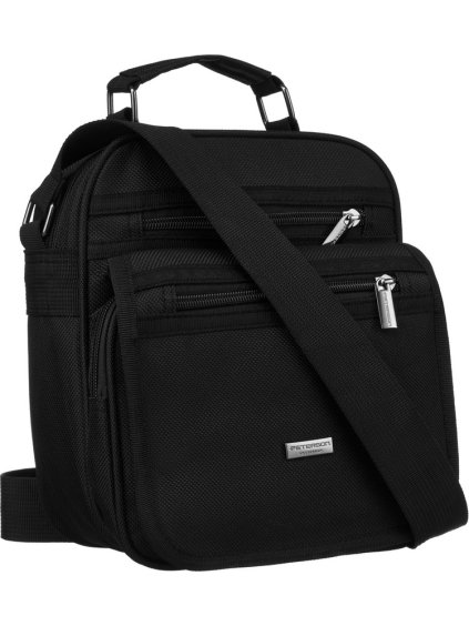 Peterson čierna messenger taška - pánska