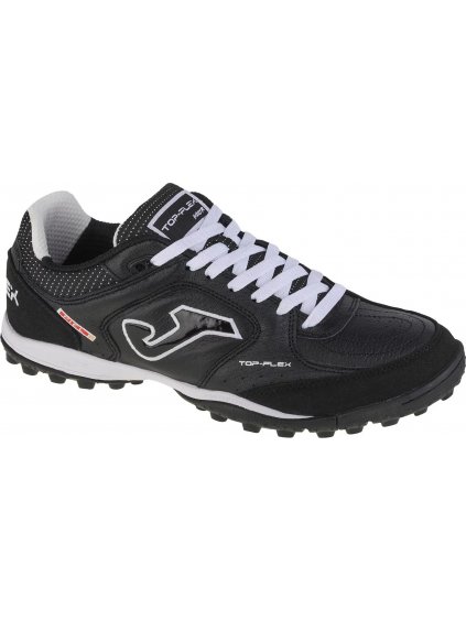 Čierna kožená obuv na futbal Joma Top Flex 2121 TF TOPS2121TF