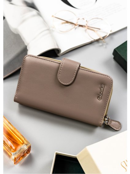 4U Cavaldi Béžová veľká peňaženka M760