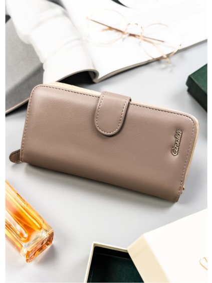 4U Cavaldi Béžová veľká peňaženka M775