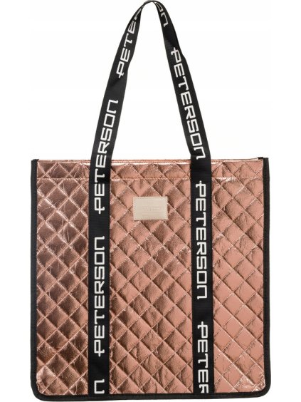Peterson Ružová veľká taška zo syntetickej tkaniny