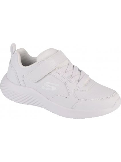 Biele detské tenisky Skechers Bounder - Power Study