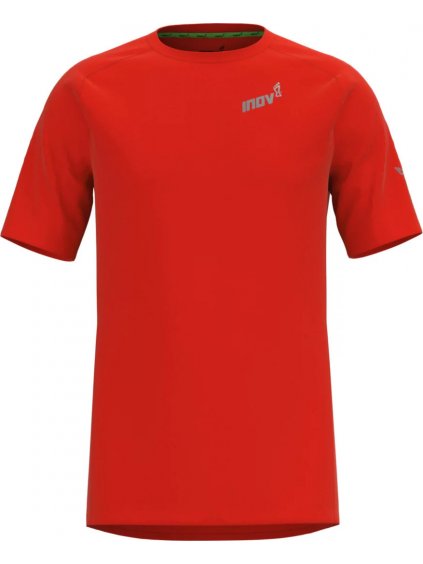 Červené pánske športové tričko Inov-8 Base Elite SS Tee