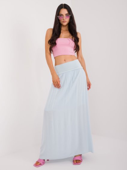 Svetlomodrá dlhá sukňa
