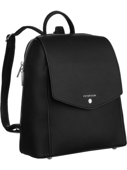 Peterson čierny dámsky štýlový batoh