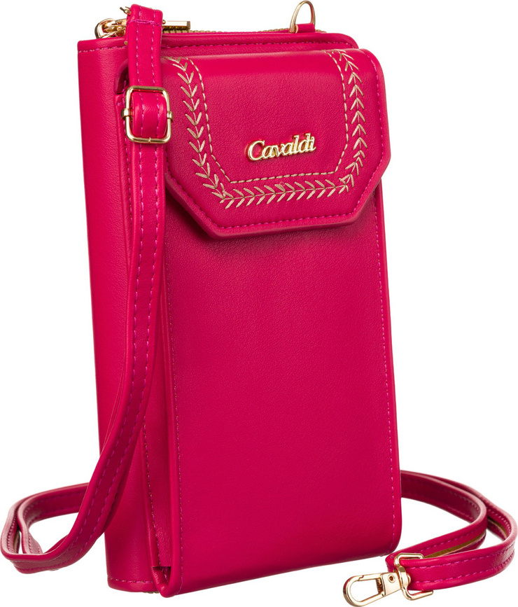 4U Cavaldi tmavoružová peňaženka s odnímateľným popruhom M841 M-15 Veľkosť: ONE SIZE