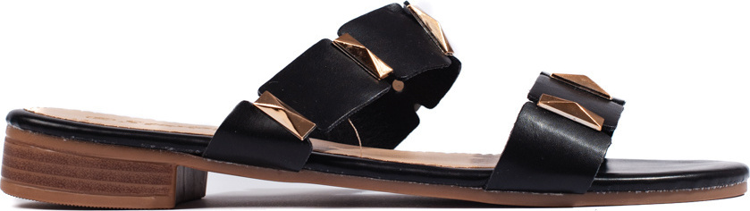 Čierne dámske nazuváky na tenkej podrážke BG138P-B Veľkosť: 37