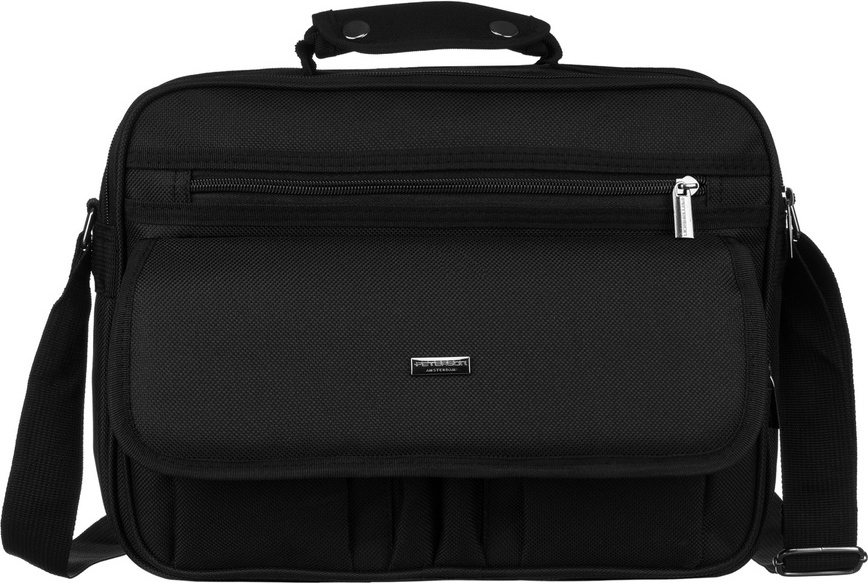 Peterson čierna pánska taška z polyesteru PTN 6512 Veľkosť: ONE SIZE