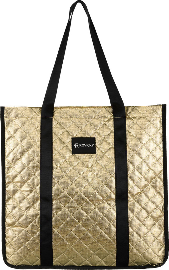 Rovicky Zlatá prešívaná shopper bag RSPV-001P Veľkosť: ONE SIZE