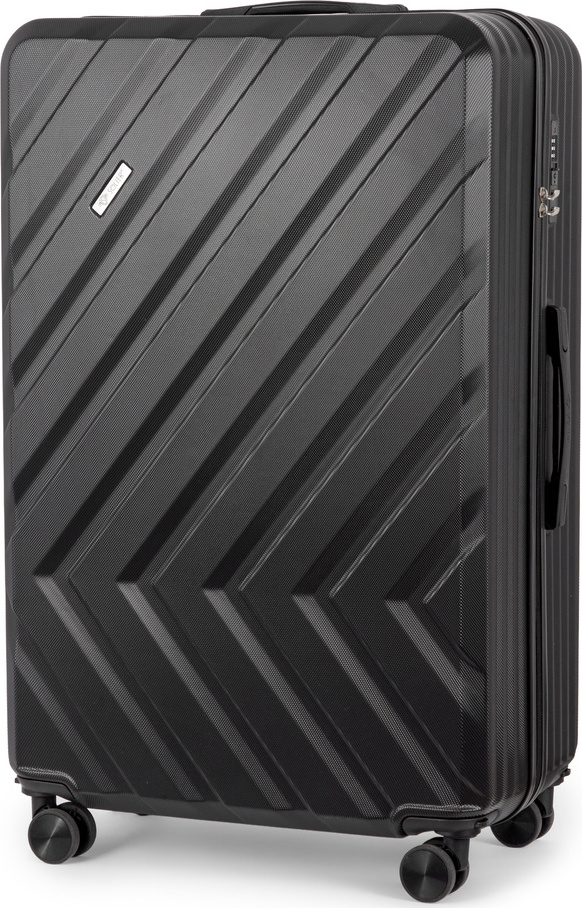 SOLIER čierny cestovný kufor KYOTO vel. XL STL1071 BLACK 28' XL) Veľkosť: XL