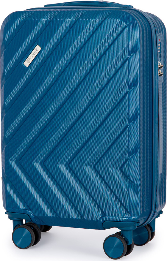 SOLIER tmavomodrý cestovný kufor KYOTO veľ. S STL1071 BLUE 20' S) Veľkosť: S