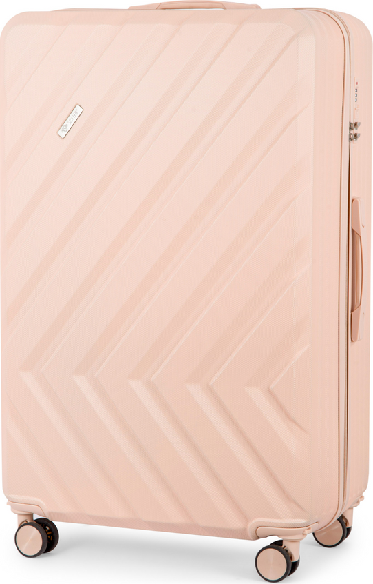 SOLIER béžový cestovný kufor KYOTO veľ. M STL1071 BEIGE 24' M) Veľkosť: M