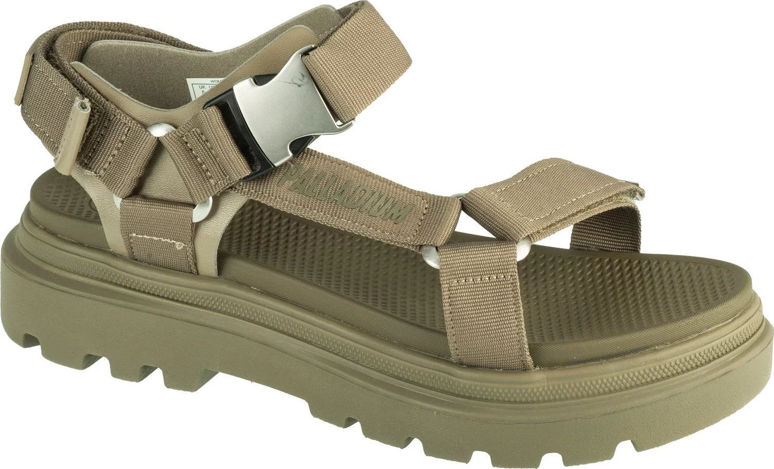 Tmavohnedé dámske sandále Palladium Pallacruise Strap 97465-308-M Veľkosť: 37