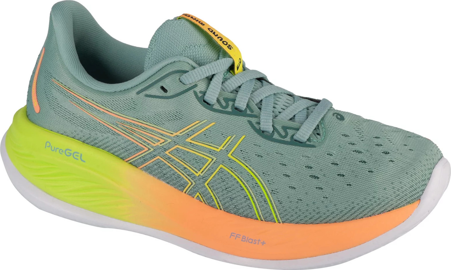 Zelené dámske bežecké topánky ASICS Gel-Cumulus 26 Paris 1012B741-750 Veľkosť: 37,5