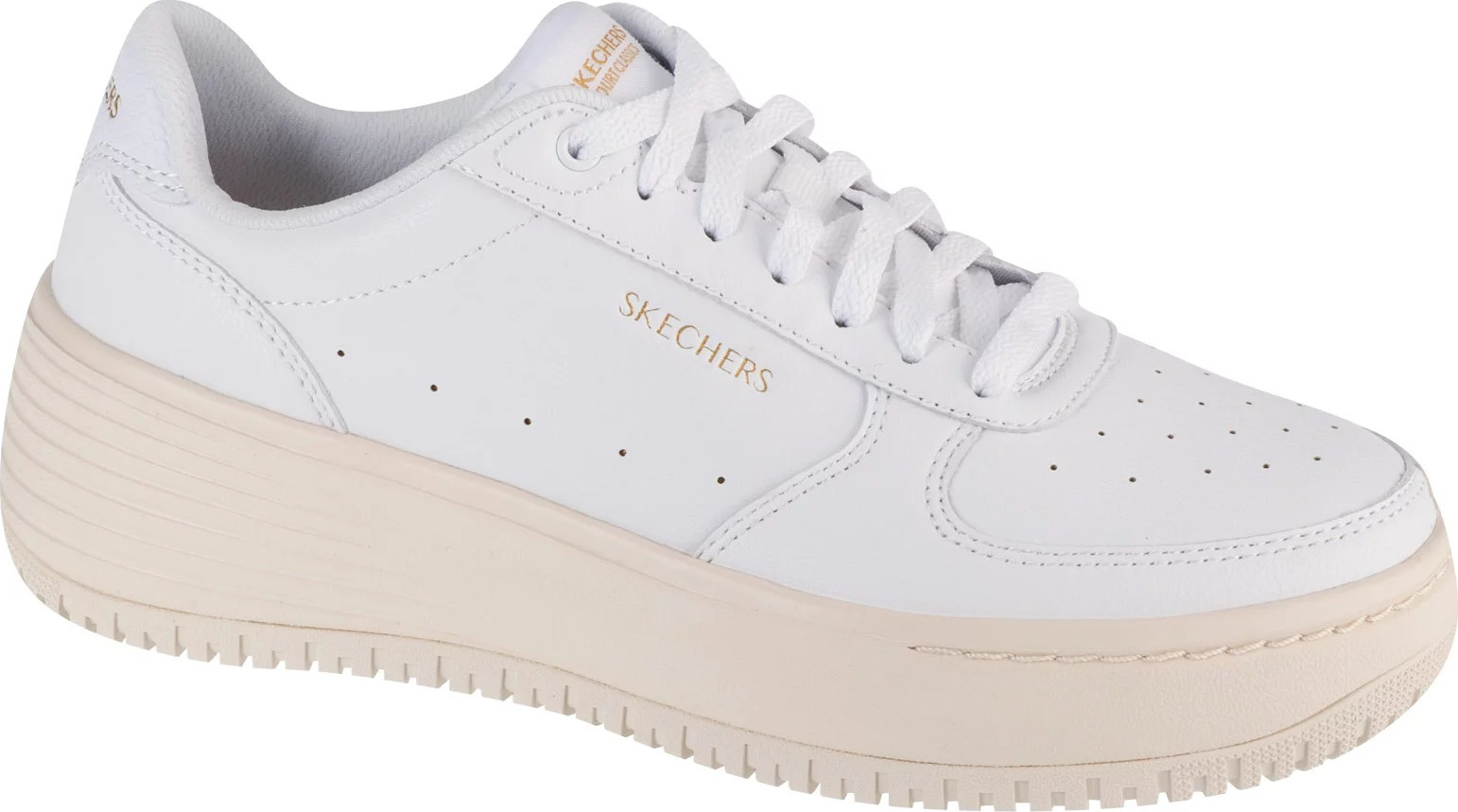 Biele dámske tenisky Skechers Grand 92 - Be Lifted 185110-WNT Veľkosť: 36