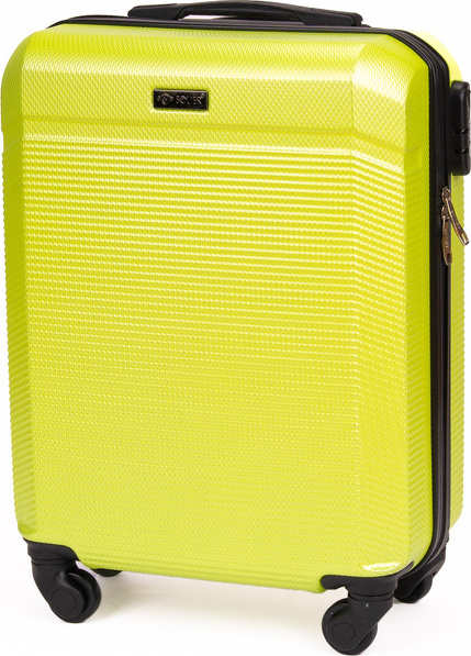 SOLIER Žltý cestovný kufor veľ. S S16 (WALIZKA STL945 YELLOW S) Veľkosť: S