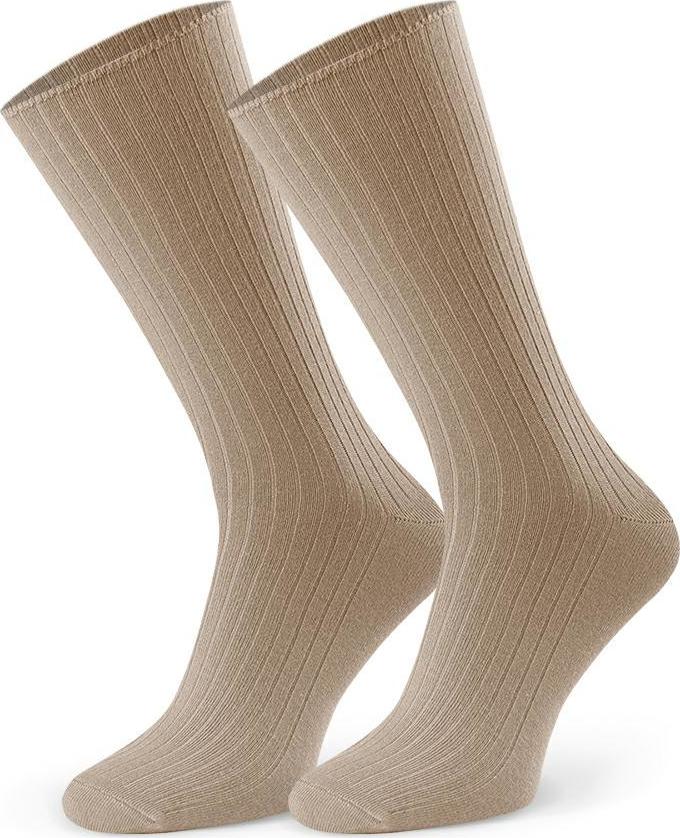 Béžové pánske bambusové ponožky Art.165 OW001, BEIGE Veľkosť: 41/43